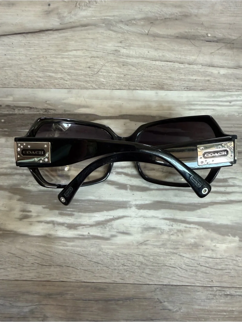 COACH ALICIA S441 BLACK OVERSIZE DESIGNER EYEGLASSES FRAMES 60-135 118639